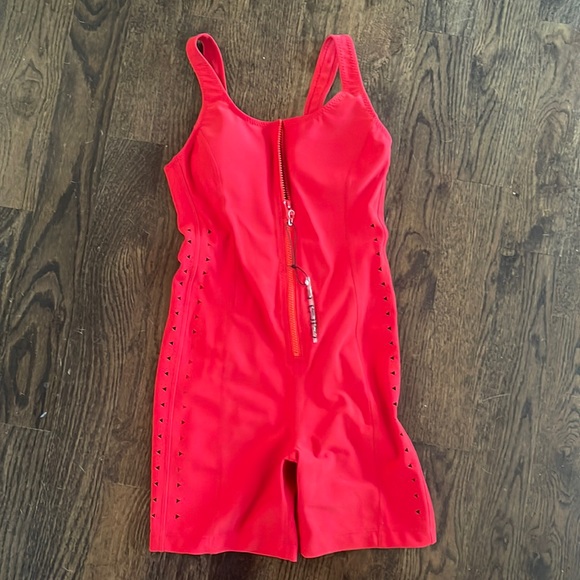 GIGI C Red Bodysuit ( MAXINE ROMPER ) - Picture 2 of 7